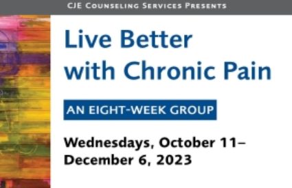 Live Better with Chronic Pain—Wednesdays Telehealth Sessions