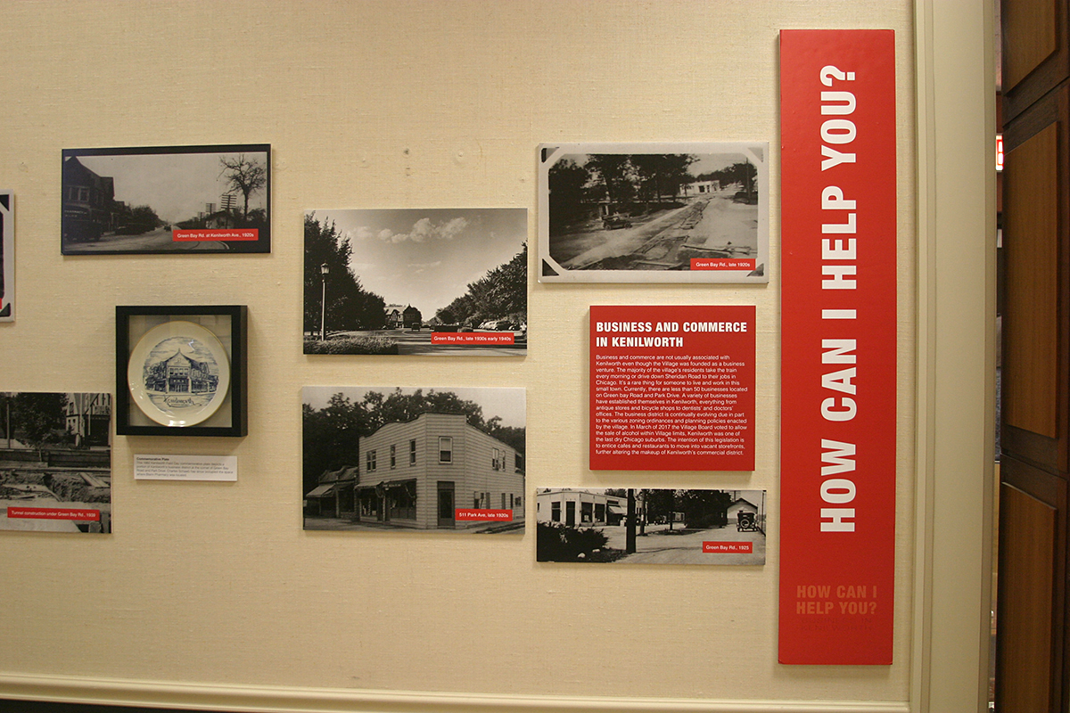 How Can I Help You: Business and Commerce in Kenilworth exhibit
